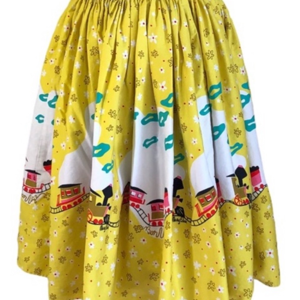 Mary Blair Trains Jenny Skirt Large
